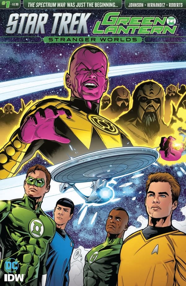 Star Trek/Green Lantern #1 cover