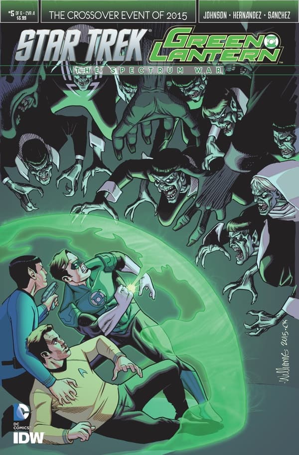 Star Trek/Green Lantern #5 cover