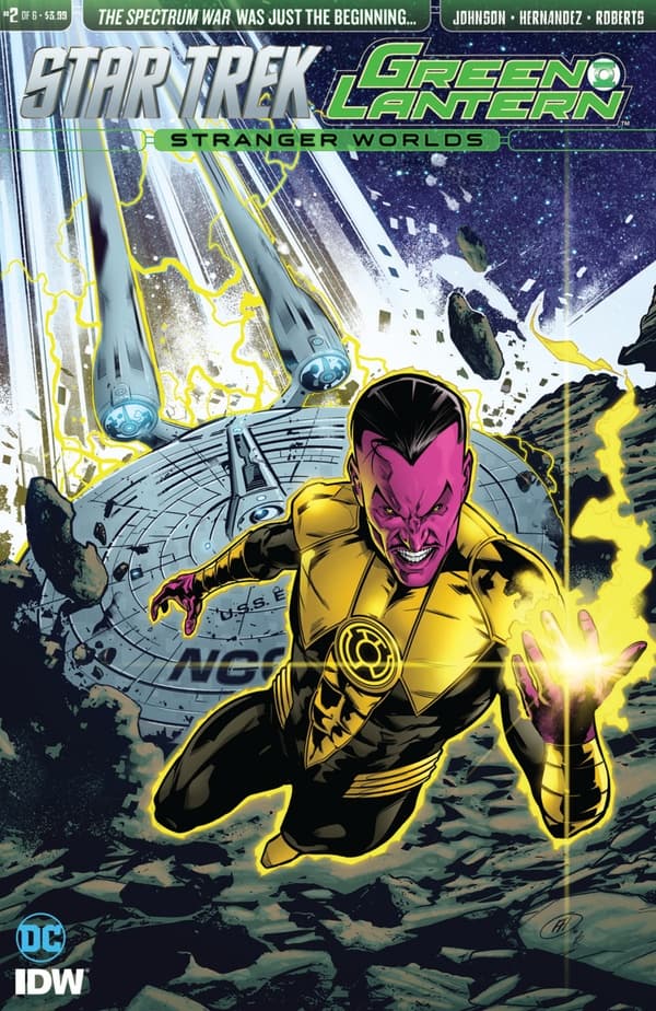 Star Trek/Green Lantern #2 cover