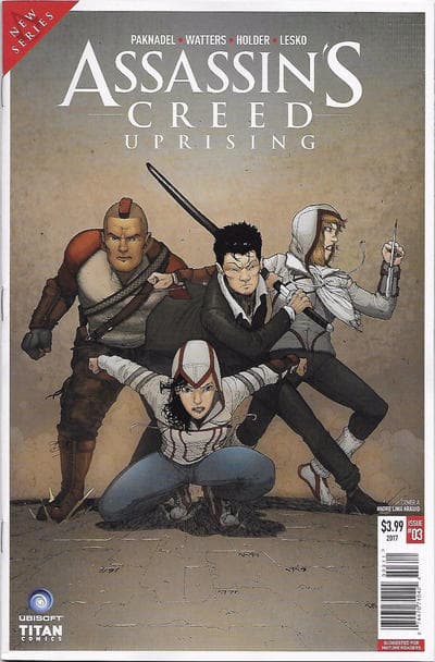 Assassin's Creed: Uprising #3 cover