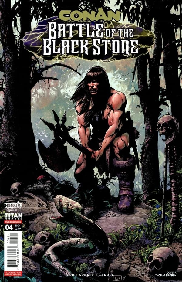 Conan the Barbarian: Battle of the Black Stone #4 cover