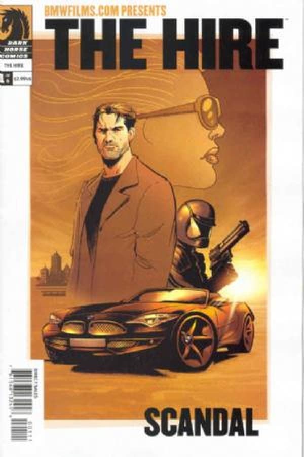 BMWFilms.com's The Hire cover — © Dark Horse Comics