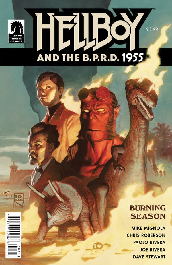 Hellboy and the B.P.R.D.: 1955--Burning Season #1 cover