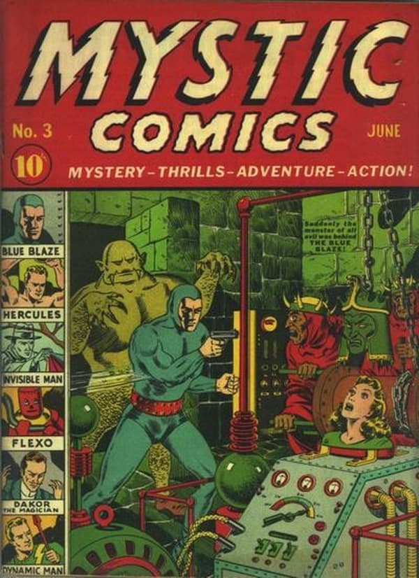 Mystic Comics #3 cover