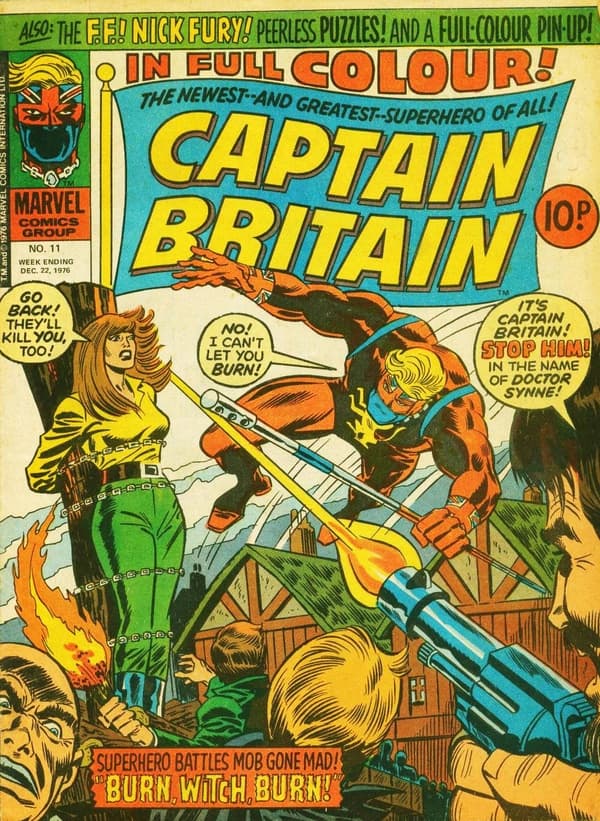 Captain Britain #11 cover