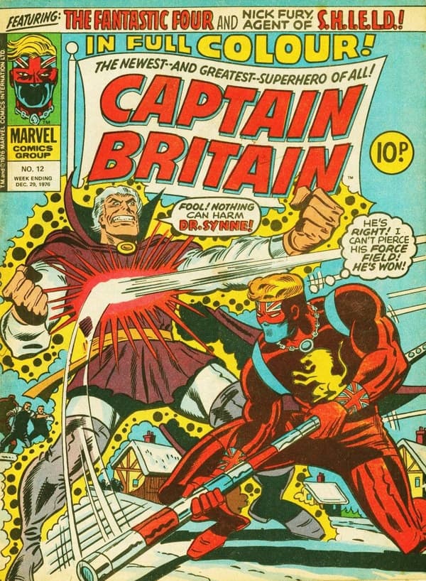 Captain Britain #12 cover
