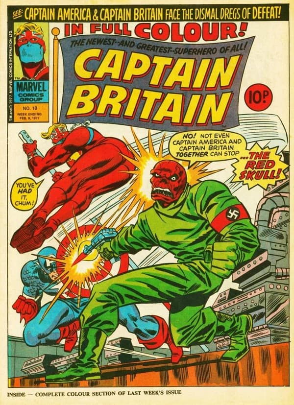 Captain Britain #18 cover