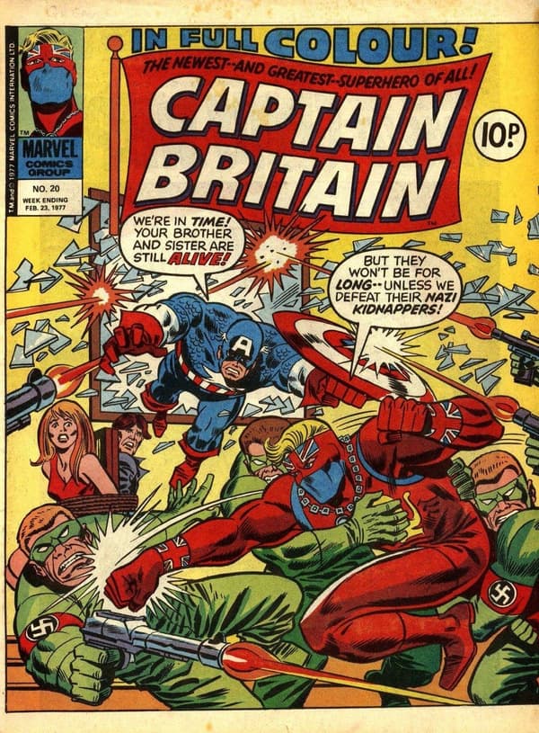 Captain Britain #20 cover