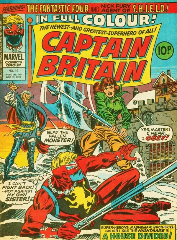 Captain Britain #10 cover