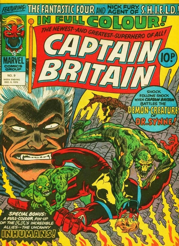 Captain Britain #9 cover