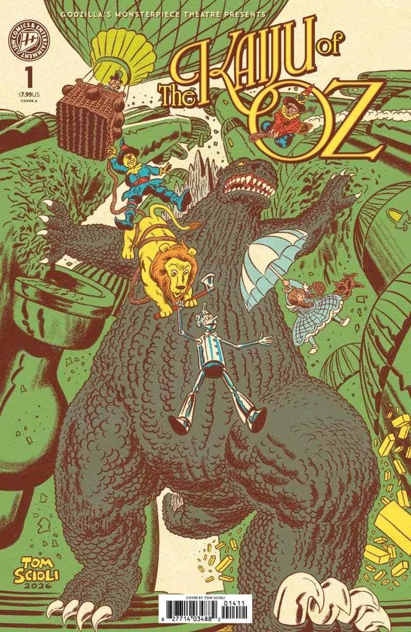 Godzilla's Monsterpiece Theatre Presents: The Kaiju of Oz cover — © IDW Publishing