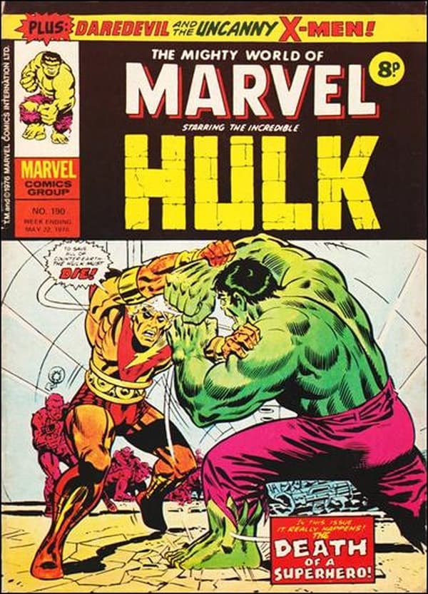 The Mighty World of Marvel #190 cover