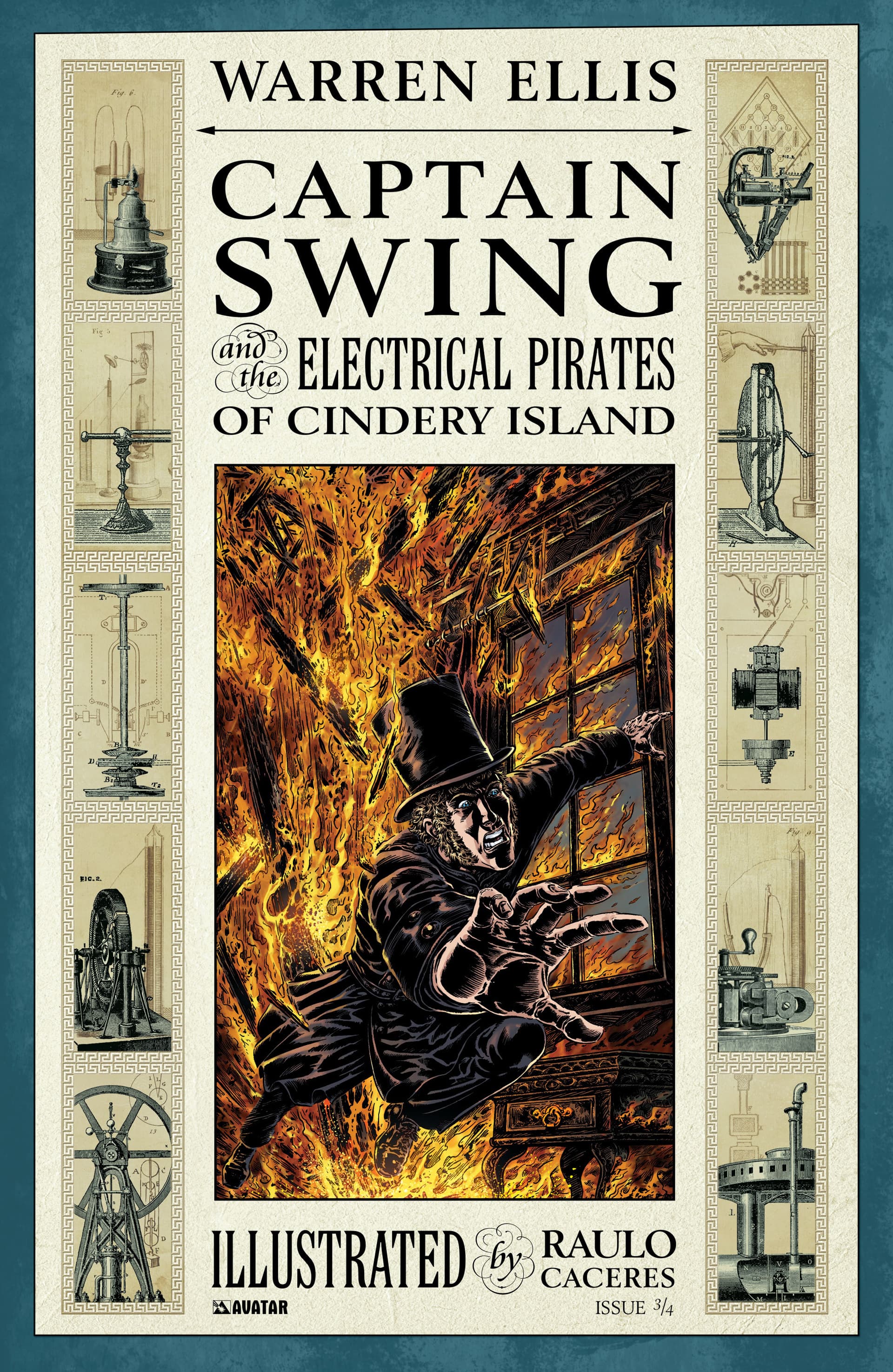 Captain Swing and the Electrical Pirates of Cindery Island #3 cover