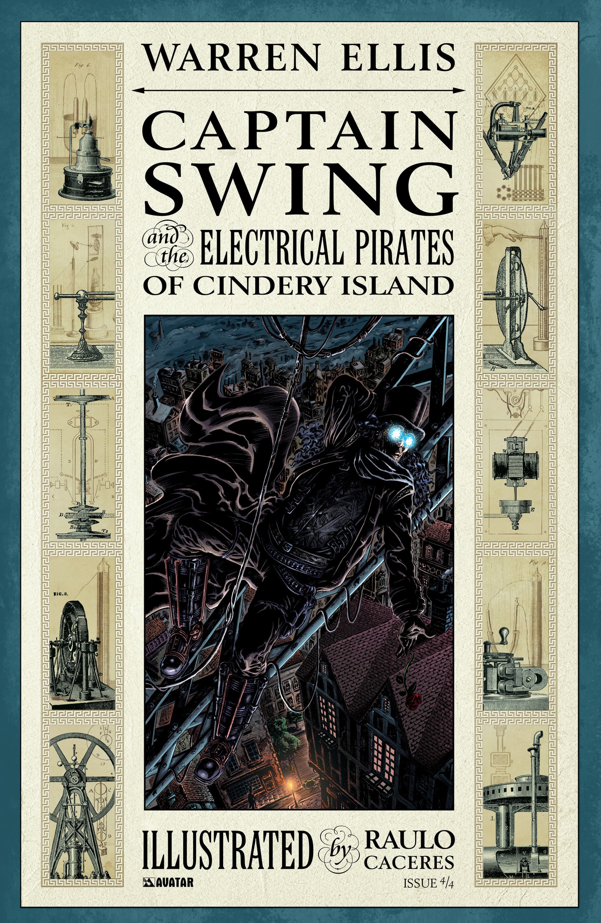 Captain Swing and the Electrical Pirates of Cindery Island #4 cover