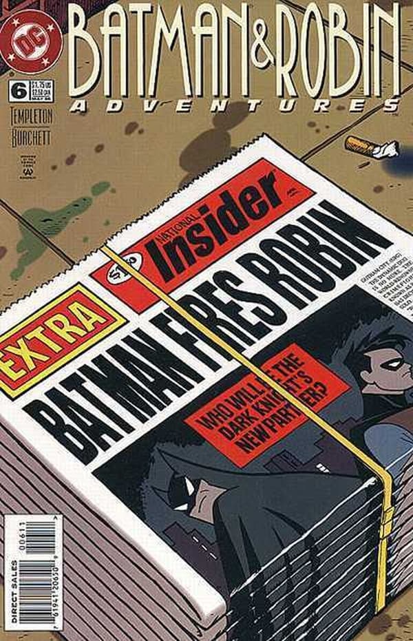 The Batman and Robin Adventures #6 cover