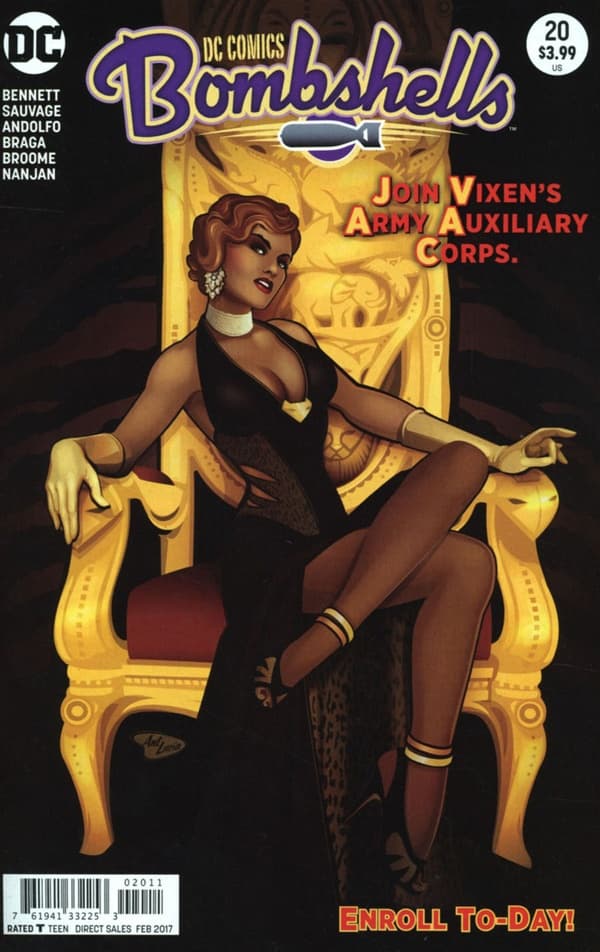 DC Comics: Bombshells #20 cover