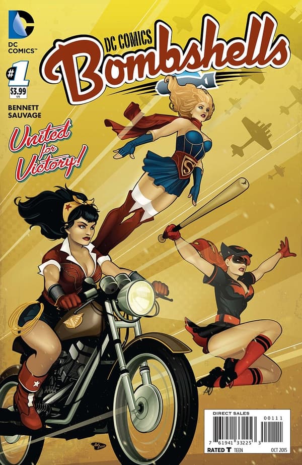 DC Comics: Bombshells #1 cover